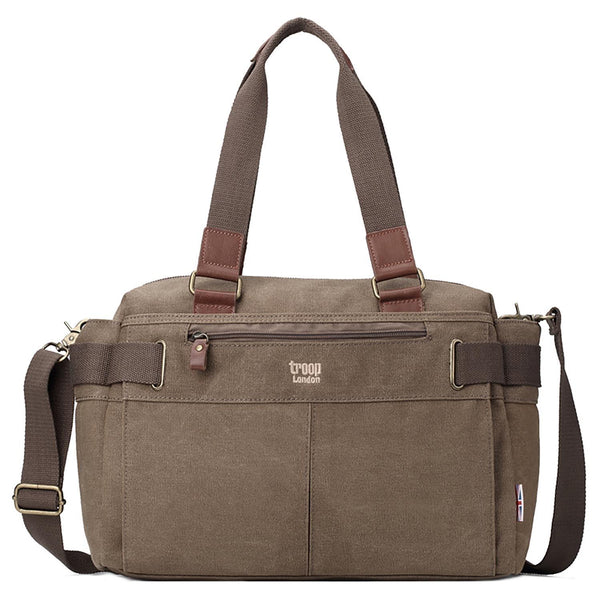 L853 Troop London Classic Double Grab Handle Handbag, Shoulder Bag