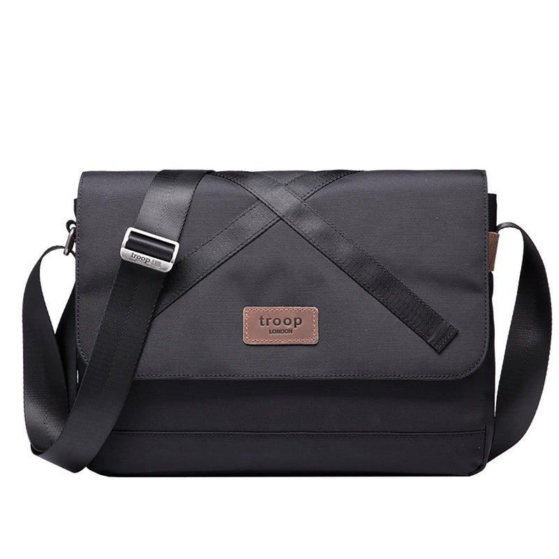 Side view of the Troop London Urban Messenger Bag showcasing its single strap