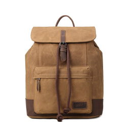 TRP0442 Troop London Heritage Canvas Laptop Backpack, Smart Casual Daypack, Tablet Friendly Backpack - Troop London 