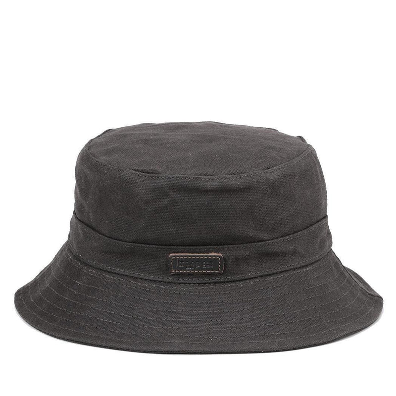 TRP0502 Troop London Accessories Waxed Canvas Fisherman Hat, Sun Hat, Outdoor Hat