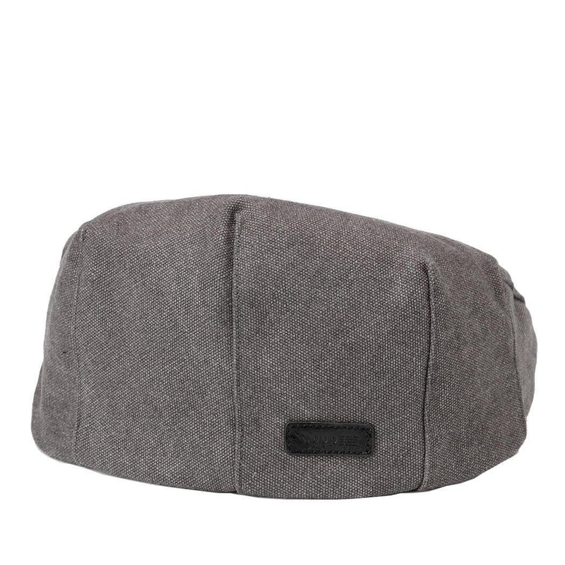 TRP0503 Troop London Accessories Canvas Old School Style Hat, Flat Cap, Shelby Newsboy Cap