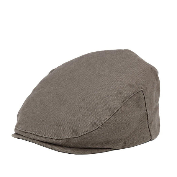 TRP0503 Troop London Accessories Waxed Canvas Old School Style Hat, Flat Cap, Shelby Newsboy Cap - Troop London 